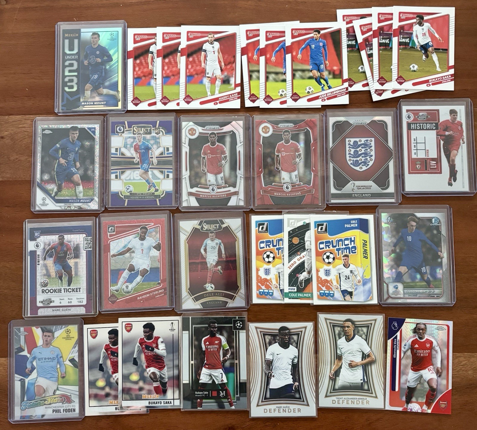 Haaland, Saka, Mbappe, Victor Munoz + More - Huge Lot Rookies Parallels Base view 5