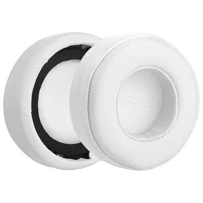 2x Ersatz Protein Leder Ohrpolster für Beats Studio Pro (weiß
