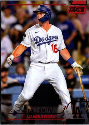 2022 Stadium Club Red Foil #263 Will Smith Los Angeles Dodgers