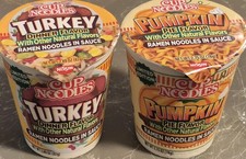Nissin Instant Cup Noodles Turkey Dinner & Pumpkin Pie Ramen 2.75oz 