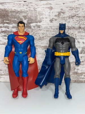 Mattel DC Comics Superman & Batman Superhero Action Figure Lot of 2 Versus VS