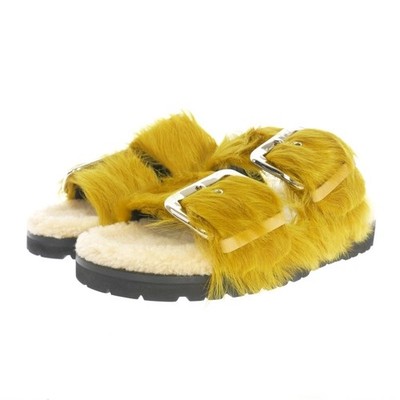 【Bag】Unused DSQUARED2 22AW ROCK YOUR ROAD SANDALS Leather Flat Sandals Size 35