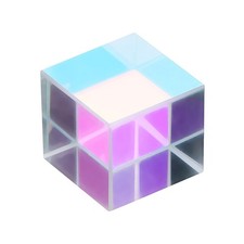 Cube Prism, 20mm K9 Crystal Prism Optical Glass X-Cube Glass Figurine