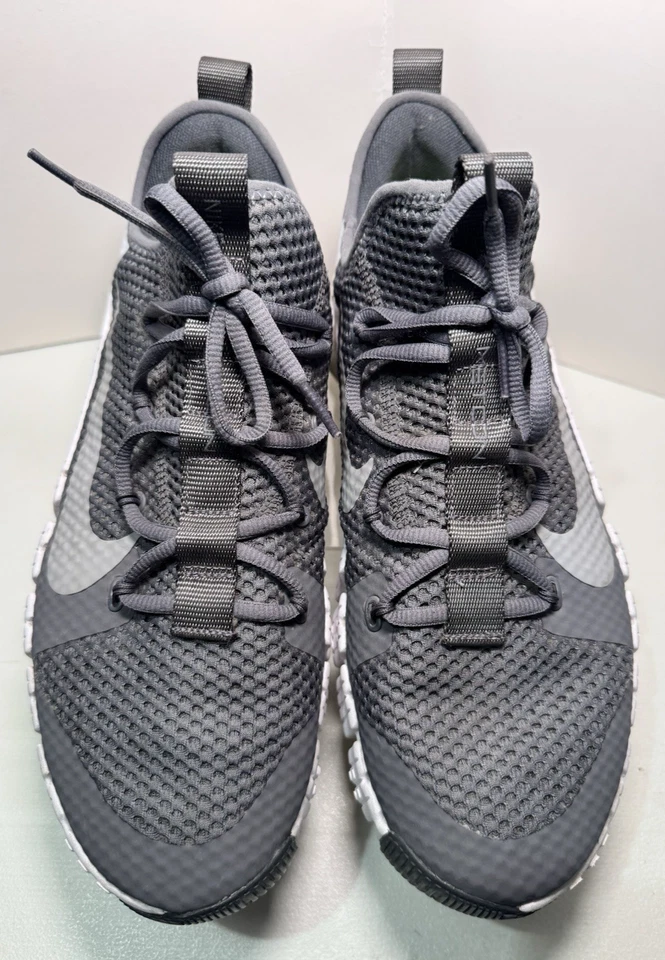 Nike Free Metcon 3 Men Size 13 Gray White Cross Training Lifting Gym Shoes GUC - Image 2 of 4