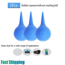 3Pcs Rubber Squeeze Bulb Ear Syringe Ball for Cleaning Lens Gaps Boards 30ML
