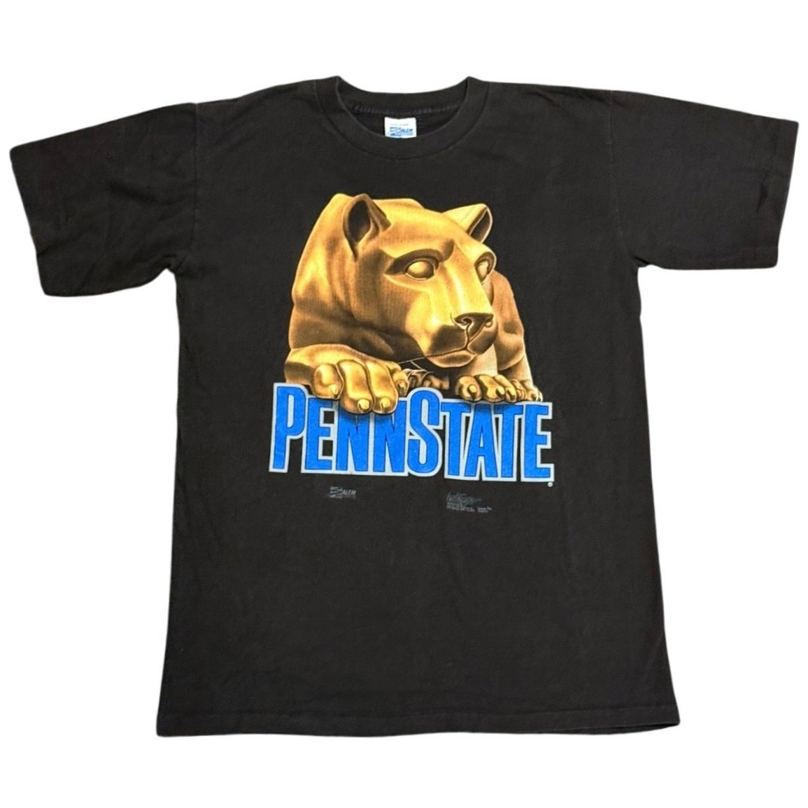 Vtg 90s Penn State Salem Shirt New Buffalo Intense Mascots Single Stitch Men M