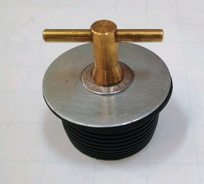 SHAWPLUGS 6VFN5 Mechanical Expansion Plug Neoprene for 2'' SCH40 Pipe T-Handle  