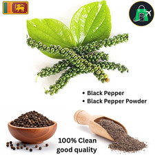 Pure Organic Black Pepper Seeds  Powder  High Piperine  30 Grame - 3kg Bulk