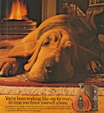 Courvoisier XO Print Ad Advertisement 9"x11" Finest French Cognac