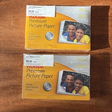 Kodak Premium Picture Paper High Gloss 4 6 Inch Two Packs New Sealed 150 Total