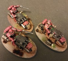 Warhammer 40k Primaris Outriders X3 Space Marines Blood Dark Angels Based