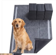 35.5" x 24" Charcoal Dog Pee Pads 6-Layer for Dogs