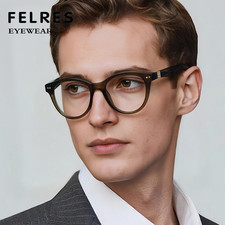 TR90 Oval Anti Blue Light Eyeglasses Men Fashion Classic Clear Lens Glasses New