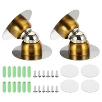 "2 StüCk 1,9\\\" Magnetische TüRstopper FüR Wand Und Boden, TüRhalter Aus Messing"
