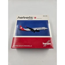 Herpa 1 200 Helvetic Airways Embraer E190 Model Airplane HB JVR Diecast