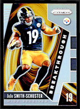 2019 Panini Prizm JuJu Smith-Schuster Breakthrough Silver Prizm #BR-JSS