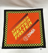 Zumba Stronger Better Faster Baumwolle Bandana Schal - 25 Zoll Quadrat