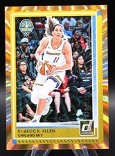 2025 Donruss WNBA #76 REBECCA ALLEN Orange Laser /199   Sky