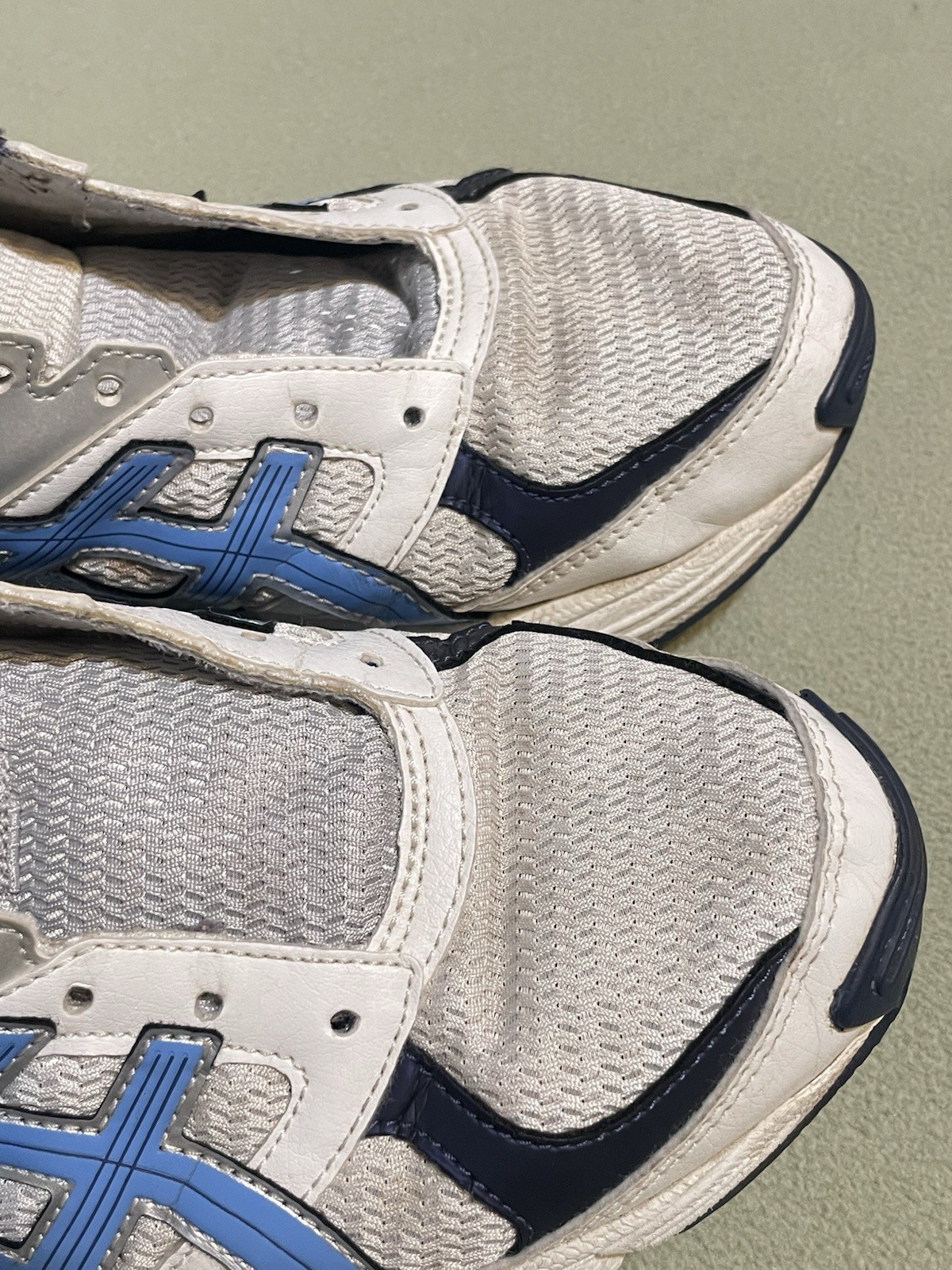 ASICS GEL 190 TR DUOMAX BLUE SILVER BLUE  AND WHITE SNEAKERS WOMEN’S SIZE 9.5 thumbnail 10