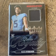 2025 Rookies And Stars  Elic Ayomanor Rookie Royalty Patch RR-EVR