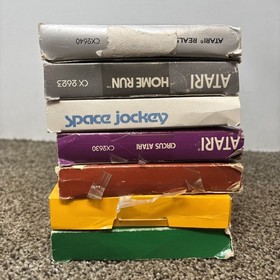Atari 2600 Game Lot CIB Tested Lot Of 7