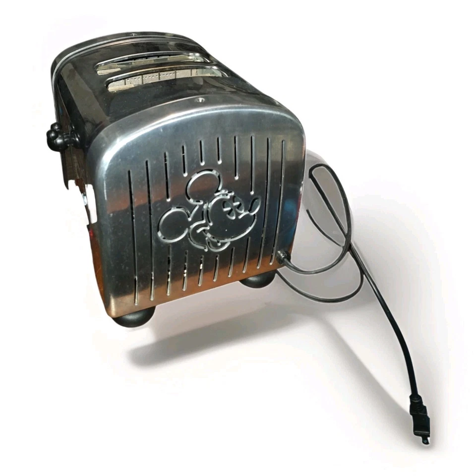 VILLAWARE CLASSIC MICKEY MOUSE 2-SLICE TOASTER DISNEY VINTAGE No Box - Image 4 of 4