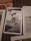 Vtg B&W Snapshot Photo Lot (10) Mid-Century Americana Horses Farm Family House — photo 10