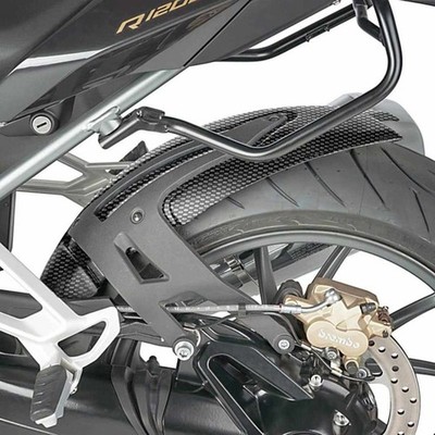 Puig 6352C Parafango Posteriore Carbon Look Per BMW R1200GS Adventure (2014-2018) - Omologato TÜV, Kit Staffe Incluso