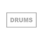 DRUMS VINYL WINDOW DECAL 3.5" X 7" DRUMMER DRUMMING BAND MUSIC LAPTOP TABLET