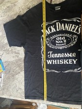 Jack Daniels Tennessee Whiskey T-shirt, Sz XL flaws shown