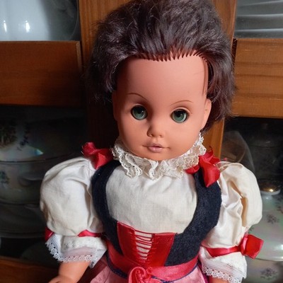 VINTAGE GROSSE PUPPE 17' DEUTSCHE DDR DDR OSTDEUTSCHLAND 1970 ? TSCHECHISCHE LIDOVA TVORBA  