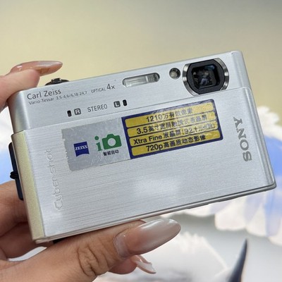 SONY Cyber-shot DSC-T900 Silver 12.1MP 4x Optical Zoom 95% NEW English Language
