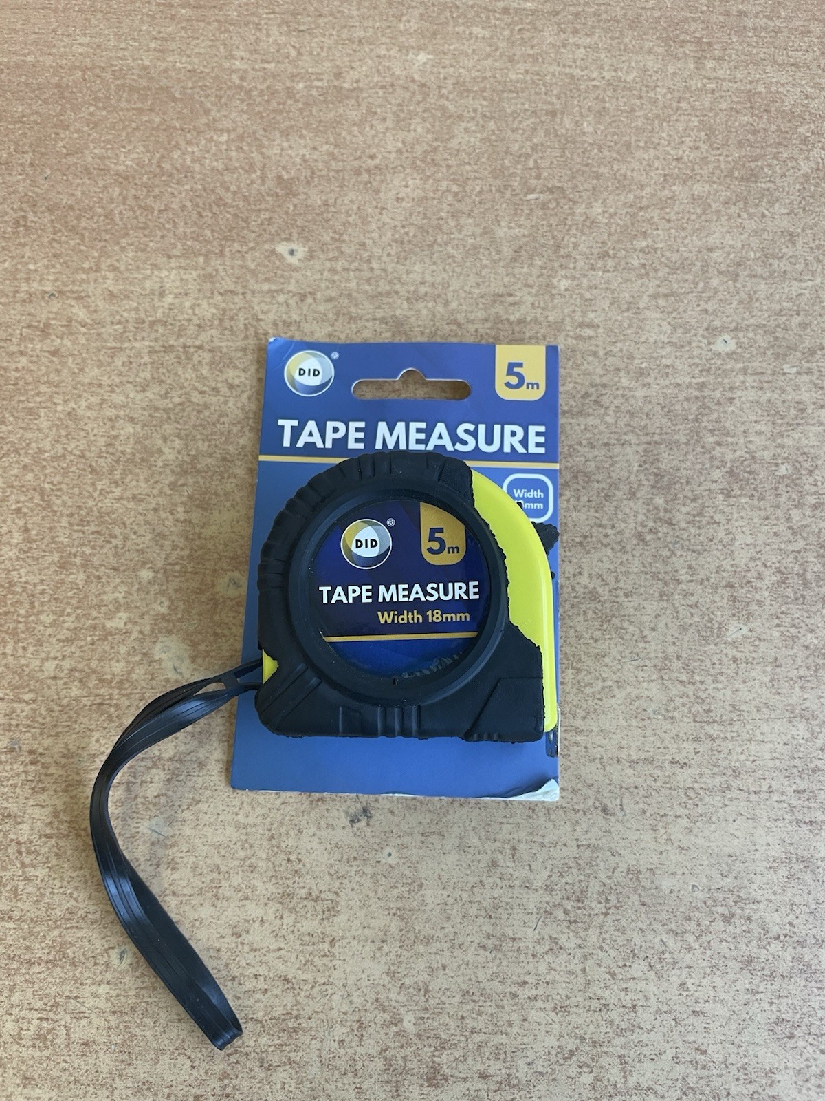 5m x 18mm Tape Measure Retractable Measuring Tape Lockable Metric DIY