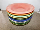 Set of  10 Vintage Fiestaware Rim Soup Bowls " 8-1/4" (1936-1957)