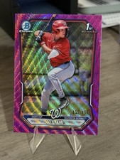 🔥2026 Bowman #BCP-33 Coy James Fuchsia Wave Chrome Refractor /199🔥