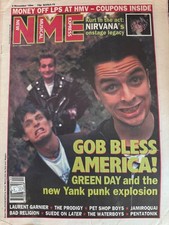 Green Day 1994 NME Magazine Dookie Era Billie Joe Armstrong UK Music Mag