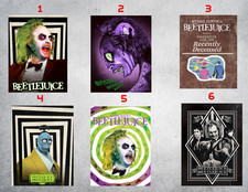 Beetlejuice 80's Movie Wall Collage Posters