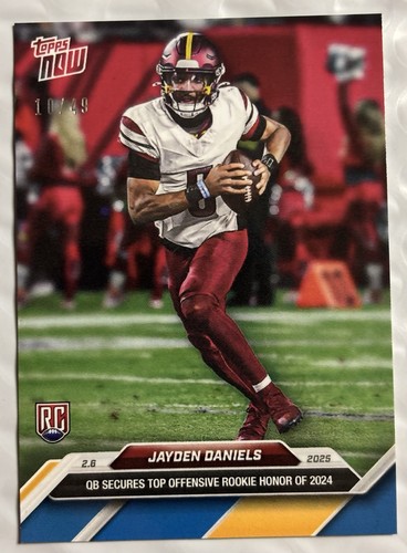 Jayden Daniels [Blue] #16 2024 Topps Now card