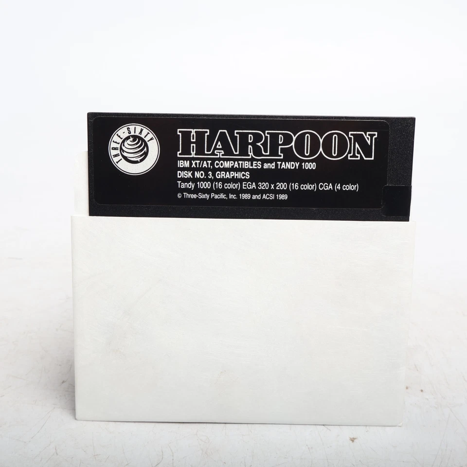 Harpoon COMPLETE Big Box. 5.25" floppy version - Image 4 of 4