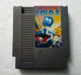 ADVENTURES OF LOLO 2 versione MATTEL PAL A UK/ITA console Nintendo NES 8 bit