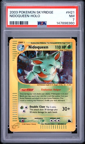 Nidoqueen graded PSA 7 for sale on eBay