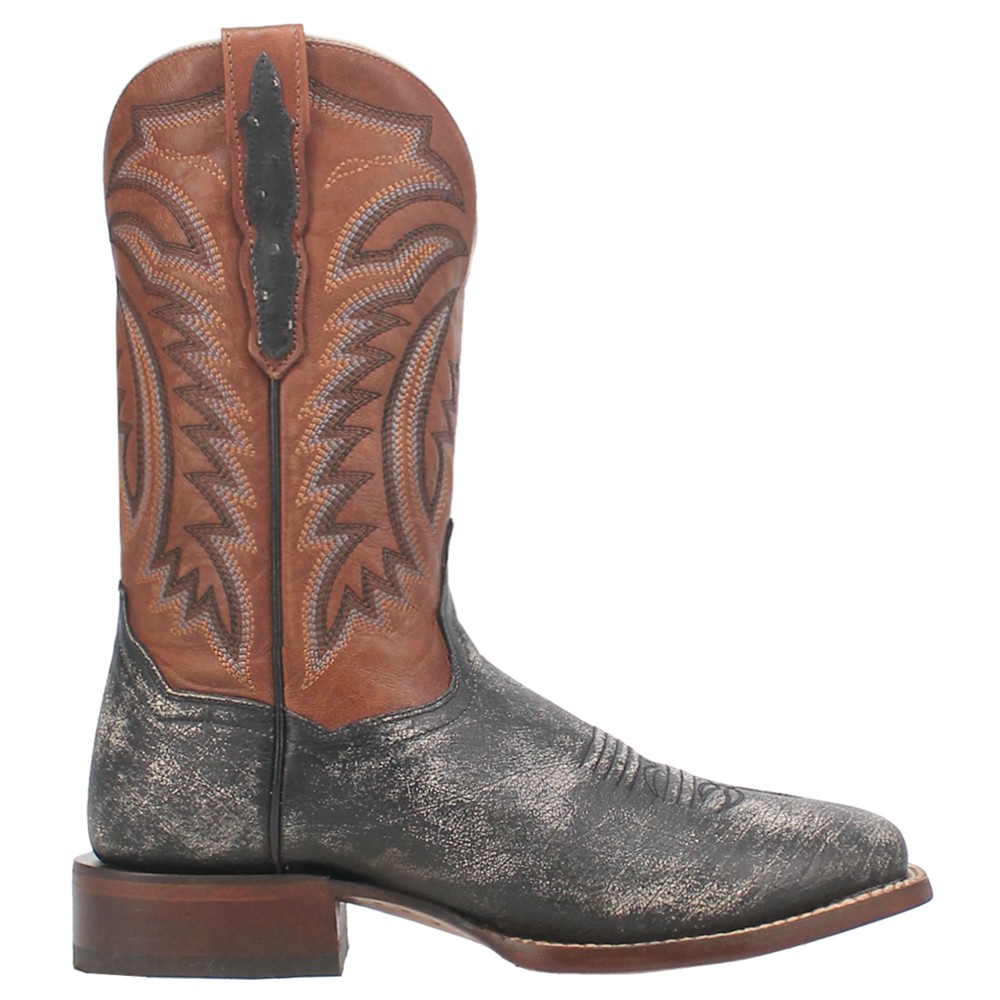 Dan Post Boots Lester Embroidered Square Toe Pull On Cowboy Mens Size 95 D Dre 29290₽