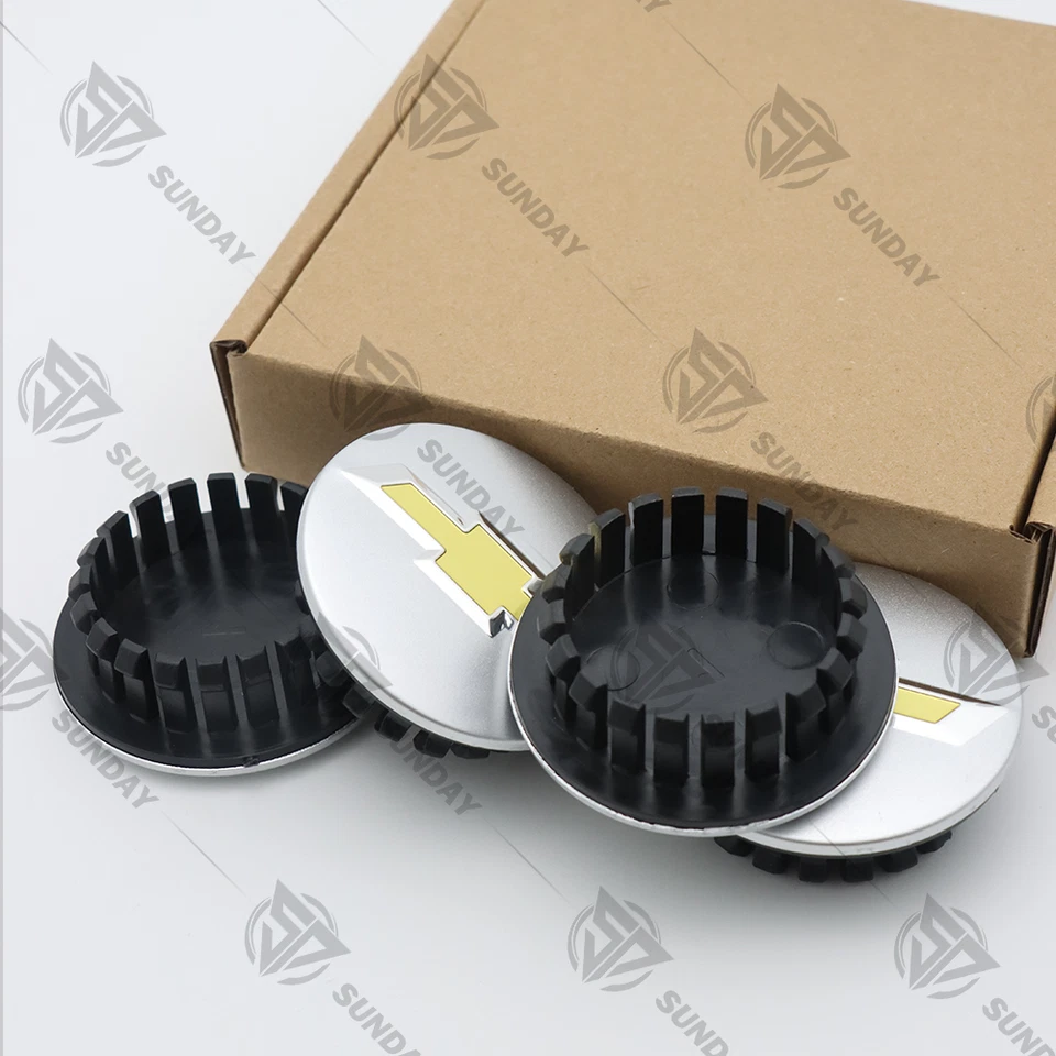 Center Caps Hubcaps For Cruze Equinox Impala Malibu Trax Volt Set Wheel 58MM - Изображение 2 из 3