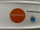 Jonathan Adler Tray Plate Orange Geometric Decorative — photo 5