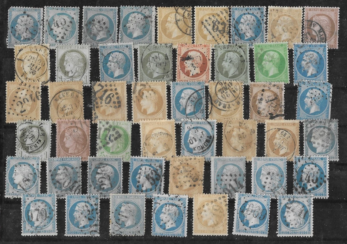 Lot De 90 Timbres De France Autoadhésifs Oblitérés - Divers Millésimes, Super état AA30