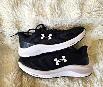 Under Armour Charged Pursuit 4 Women s Running Shoes Mesh Black/White Size 6.5