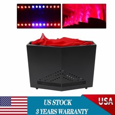 100W 110V LED Stage Atmosphere Simulated Decor Reusable Fake Fire Flame Light