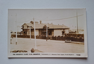 POSTCARD BRIGHTON YACHT CLUB VICTORIA. REAL PHOTO