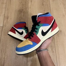 Size 8 - Blue The Great x Air Jordan 1 Mid Fearless for sale