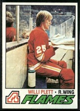 1977-78 Topps - Willi Plett Rookie #17 ~ NM-MT ~